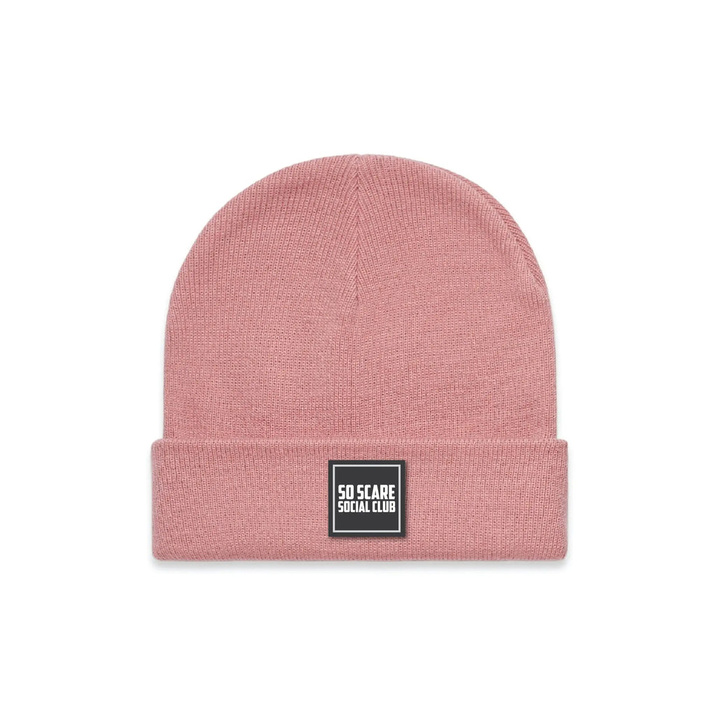 BEANIE - BABY PINK SO SCARE SOCIAL CLUB