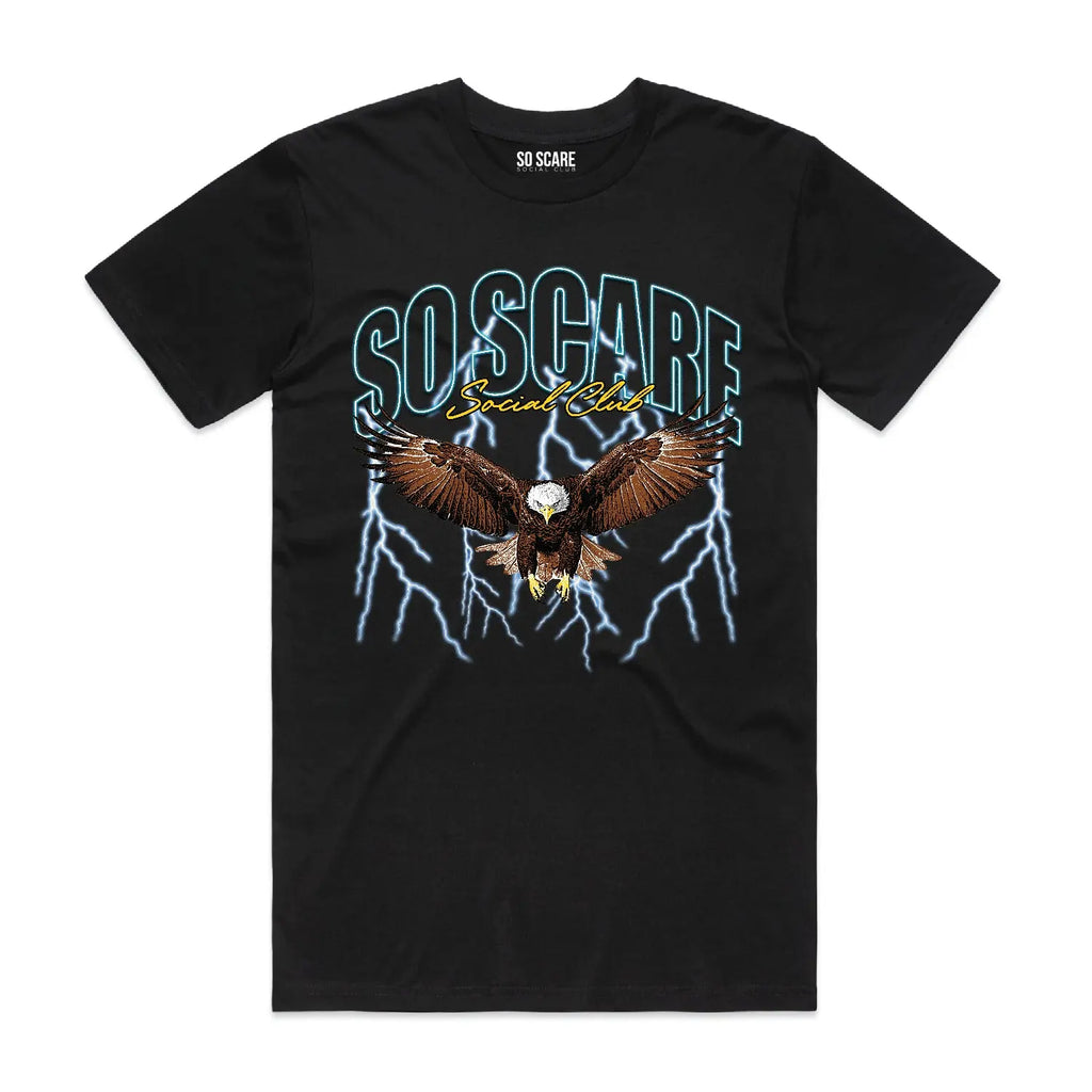 BALD EAGLE SHIRT SO SCARE SOCIAL CLUB