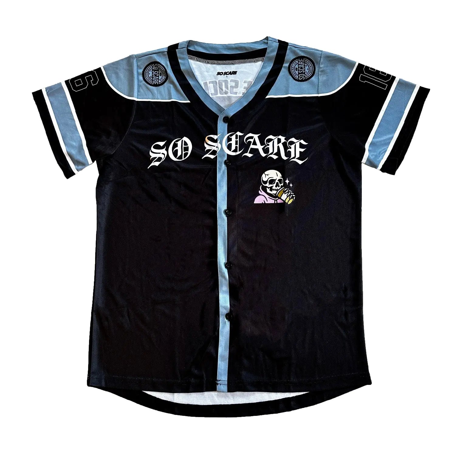 BASEBALL JERSEY SO SCARE SOCIAL CLUB
