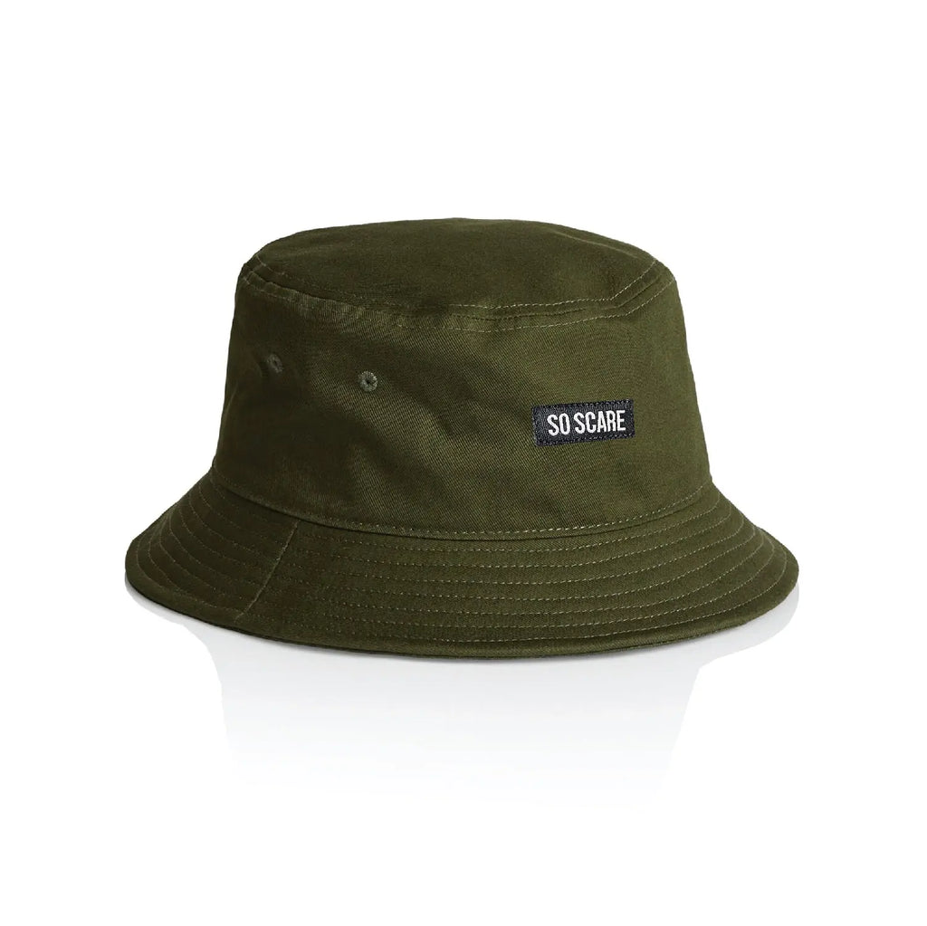 BUCKET HAT - OLIVE SO SCARE SOCIAL CLUB