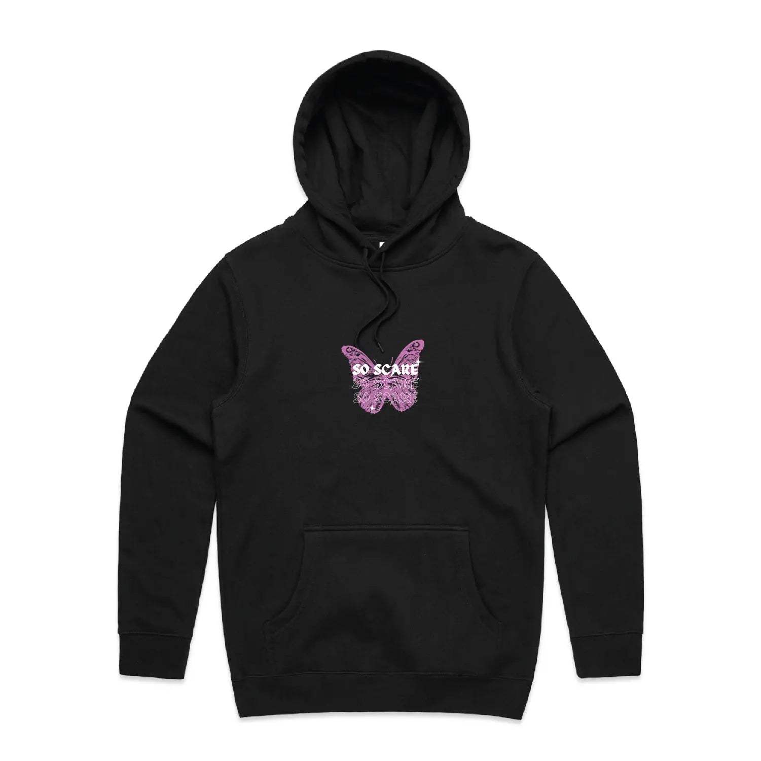 BUTTERFLY HOODED SWEATSHIRT SO SCARE SOCIAL CLUB