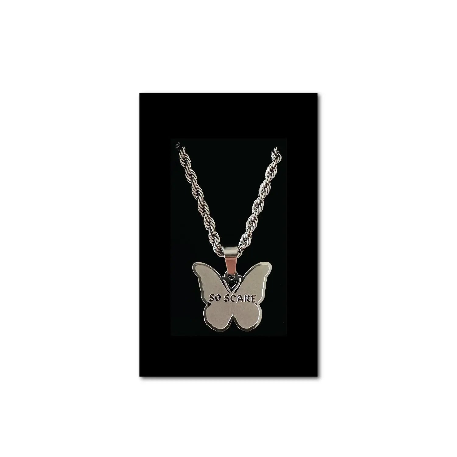 BUTTERFLY NECKLACE SO SCARE SOCIAL CLUB