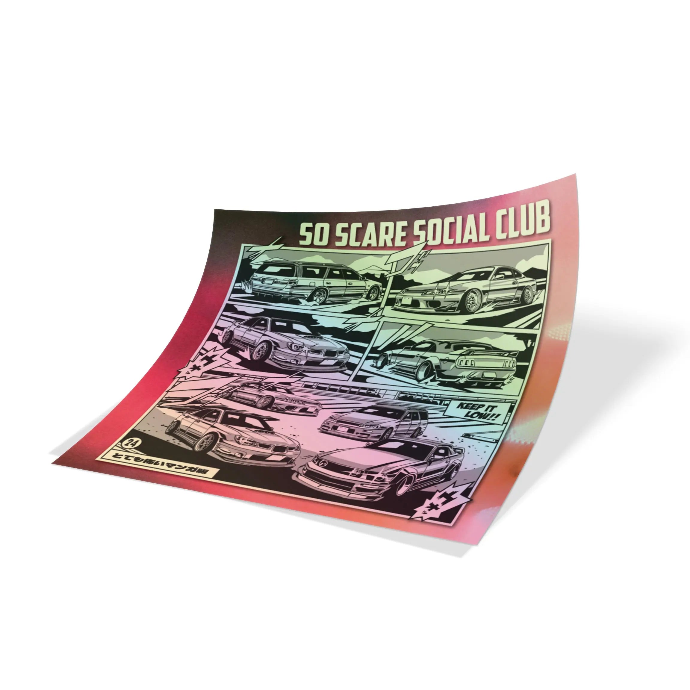COMIC BOOK SLAP SO SCARE SOCIAL CLUB
