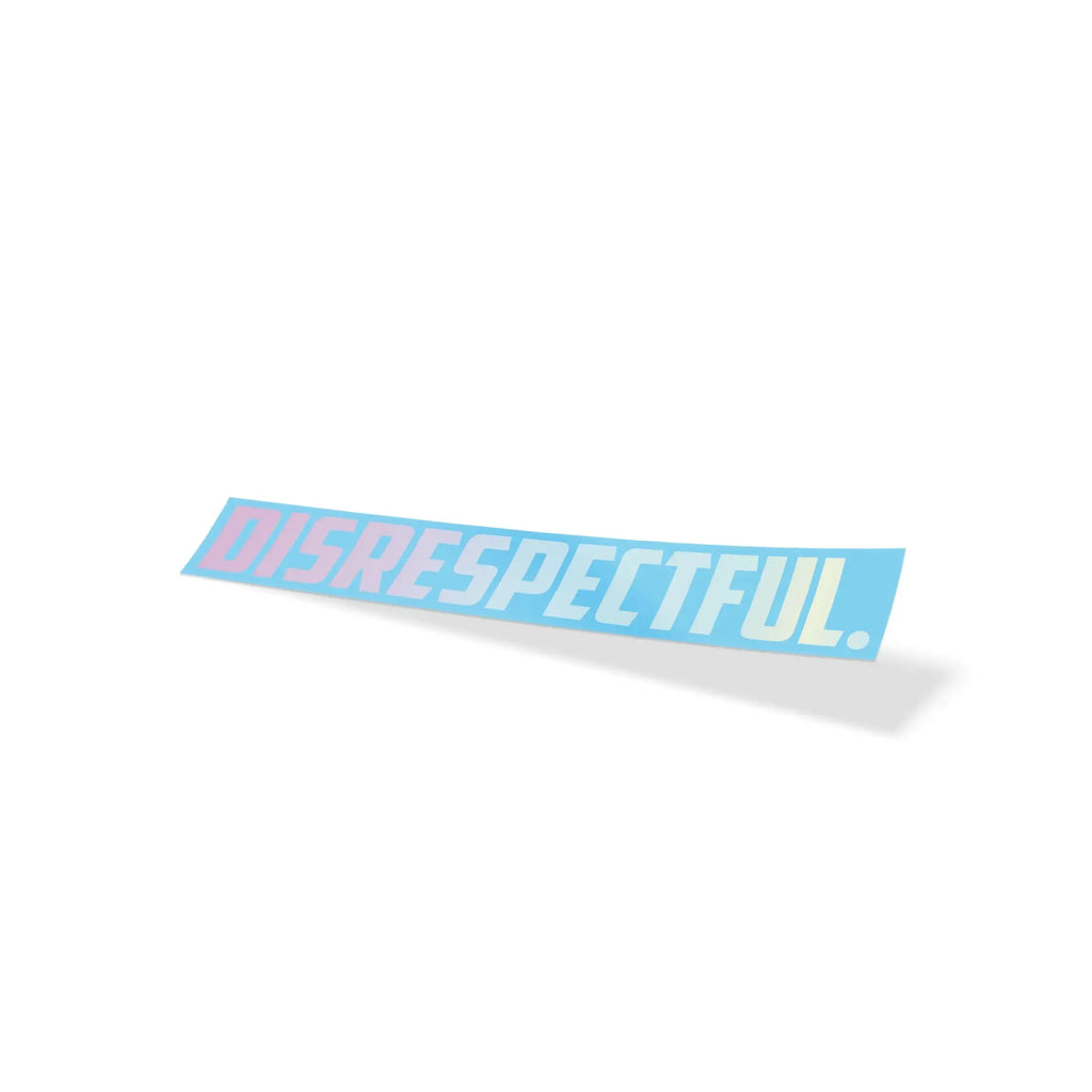 DISRESPECTFUL LASERCUT - OILSLICK SO SCARE SOCIAL CLUB