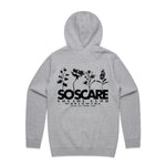 FLORAL 9 BIT HOODED SWEATSHIRT SO SCARE SOCIAL CLUB