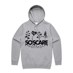 FLORAL 9 BIT HOODED SWEATSHIRT SO SCARE SOCIAL CLUB