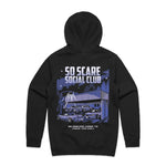 GARAGE HOODED SWEATSHIRT SO SCARE SOCIAL CLUB