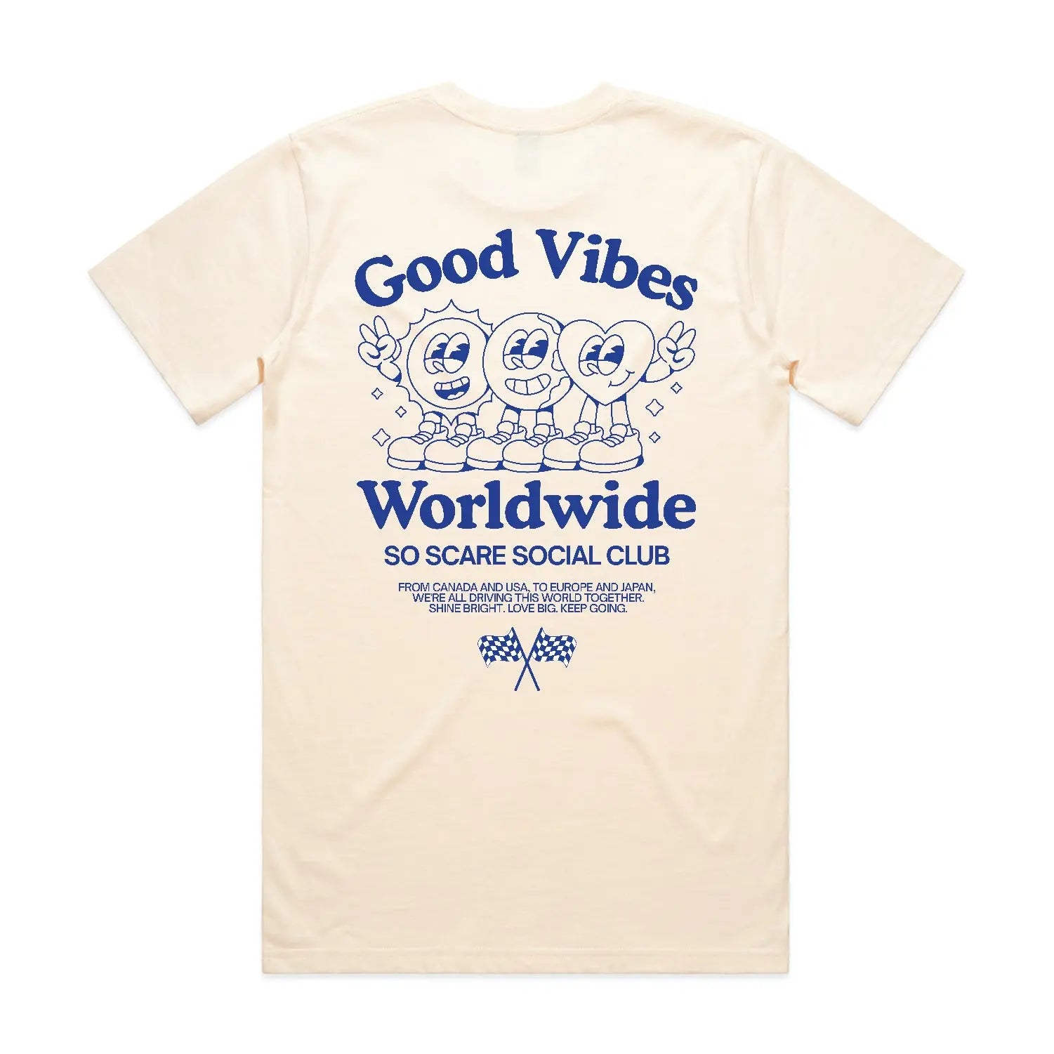 GOOD VIBES SHIRT SO SCARE SOCIAL CLUB