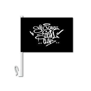 GRAFFITI WINDOW FLAG SO SCARE SOCIAL CLUB