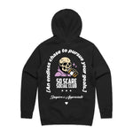 HEADSTONE HOODED SWEATSHIRT SO SCARE SOCIAL CLUB