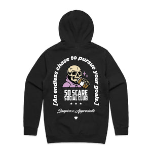HEADSTONE HOODED SWEATSHIRT SO SCARE SOCIAL CLUB