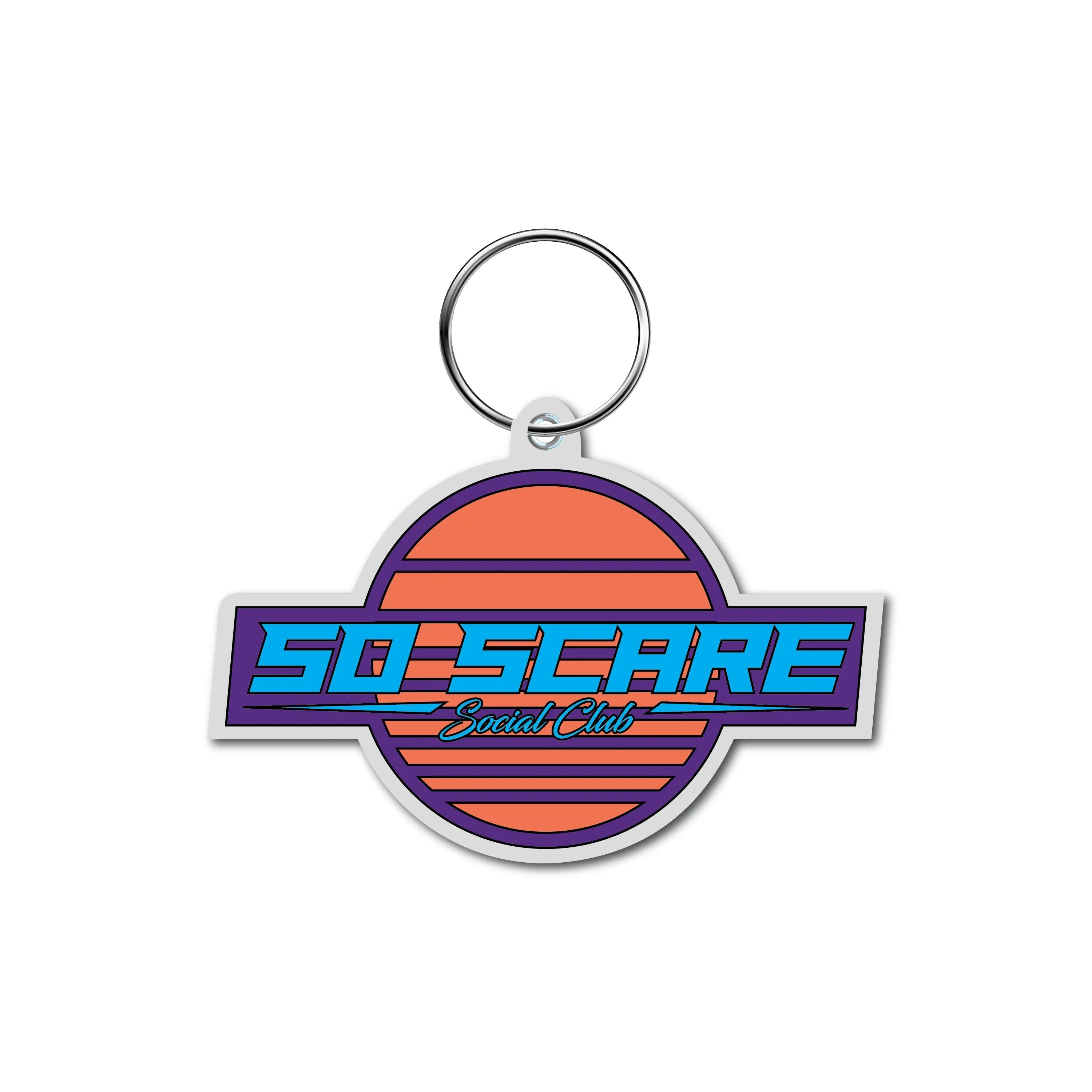 HYPERWAVE ACRYLIC KEYCHAIN SO SCARE SOCIAL CLUB