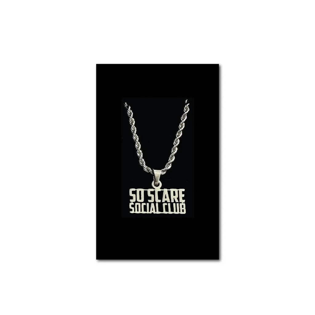 LOGO NECKLACE SO SCARE SOCIAL CLUB