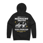 MIDNIGHT DRIVES HOODED SWEATSHIRT SO SCARE SOCIAL CLUB