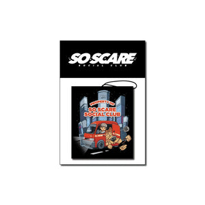 MINI TRUCK AIR FRESHENER - BLACK ICE SO SCARE SOCIAL CLUB