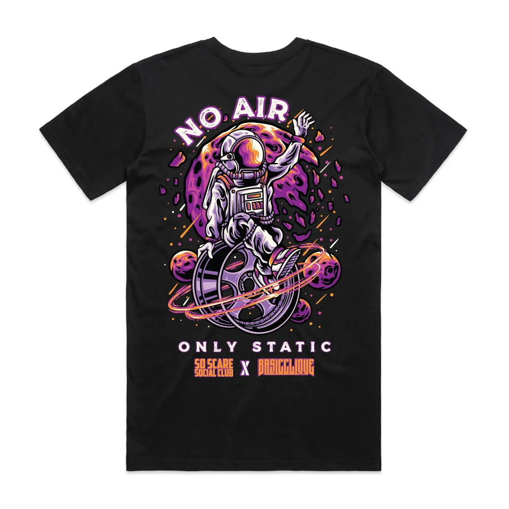 NO AIR ONLY STATIC SHIRT SO SCARE SOCIAL CLUB