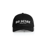 OLD ENGLISH TRUCKER HAT SO SCARE SOCIAL CLUB