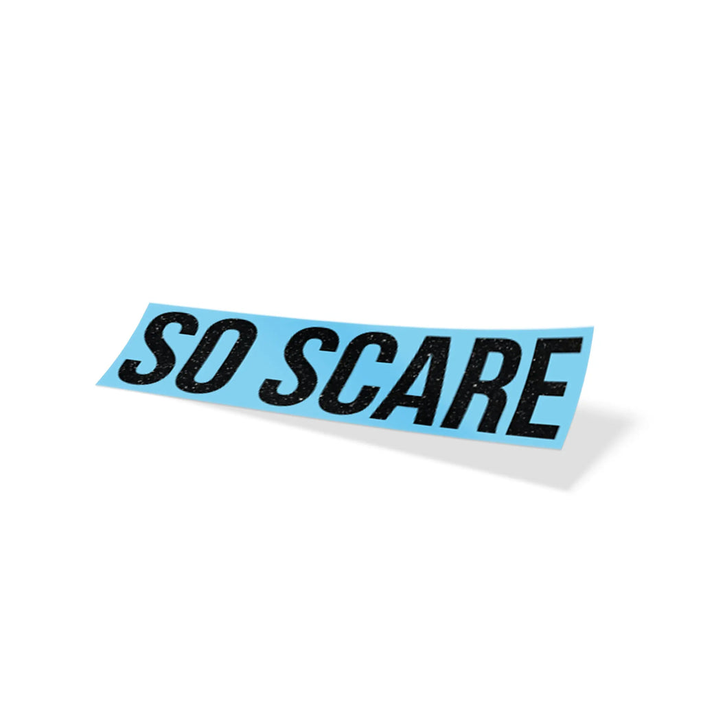 SO SCARE LASERCUT - BLACK GLITTER SO SCARE SOCIAL CLUB