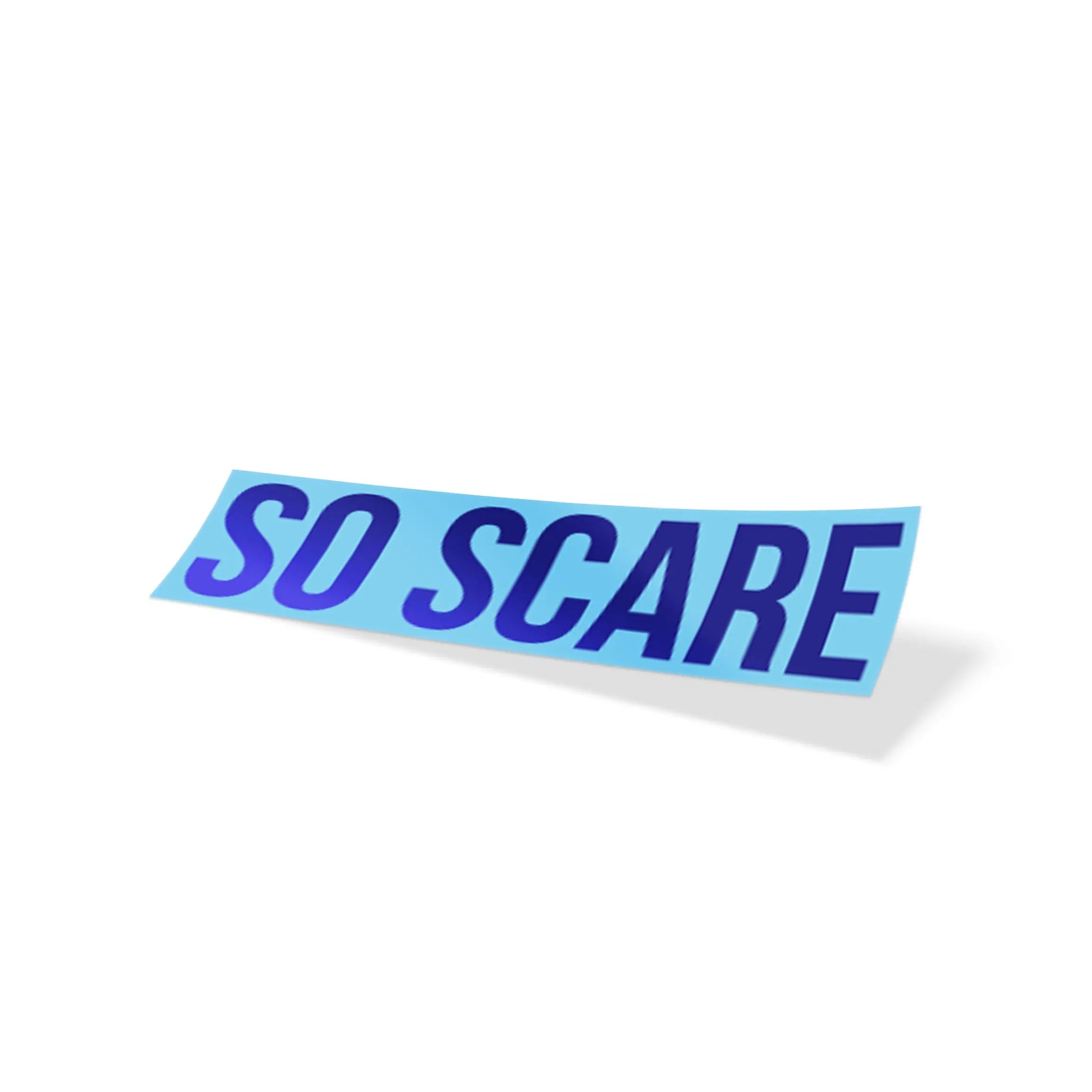 SO SCARE LASERCUT - BLUE OILSLICK SO SCARE SOCIAL CLUB