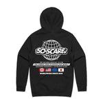 WORLDWIDE HOODED SWEATSHIRT SO SCARE SOCIAL CLUB