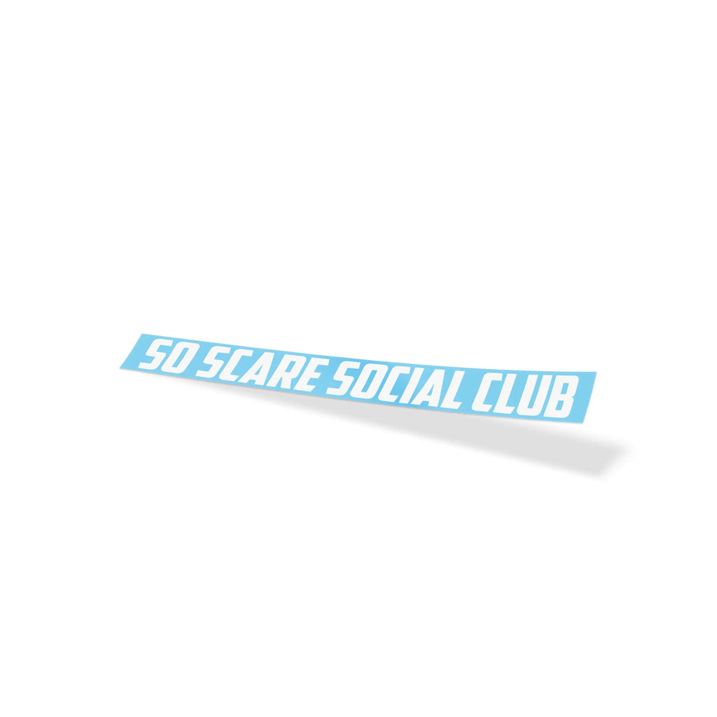 AMERICAN WINDSHIELD BANNER SO SCARE SOCIAL CLUB