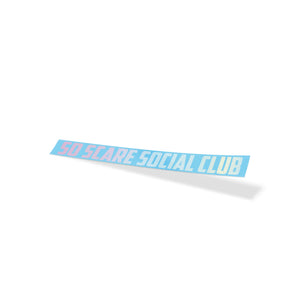 AMERICAN WINDSHIELD BANNER SO SCARE SOCIAL CLUB