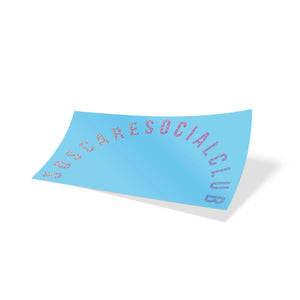 ARCHED BANNER SO SCARE SOCIAL CLUB