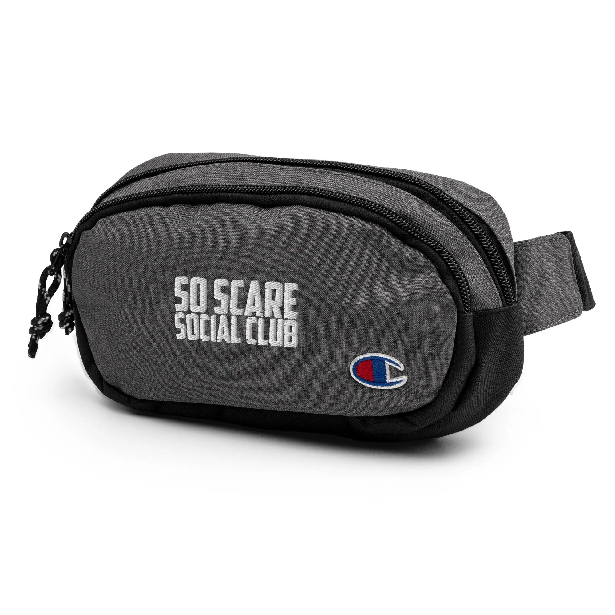 CHAMPION FANNY PACK - GRAY SO SCARE SOCIAL CLUB