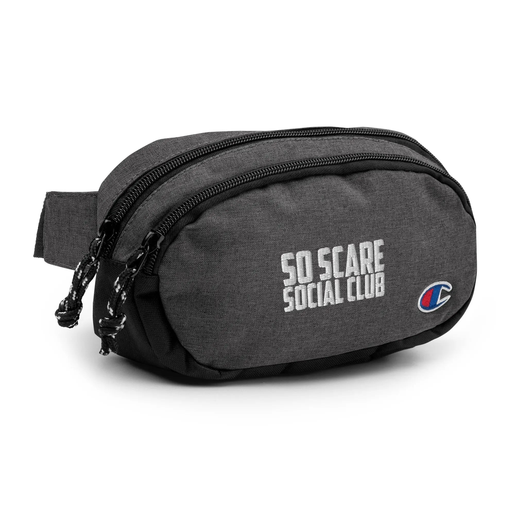 CHAMPION FANNY PACK - GRAY SO SCARE SOCIAL CLUB