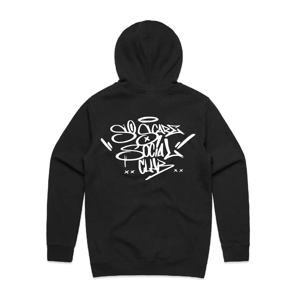 GRAFFITI HOODED SWEATSHIRT SO SCARE SOCIAL CLUB