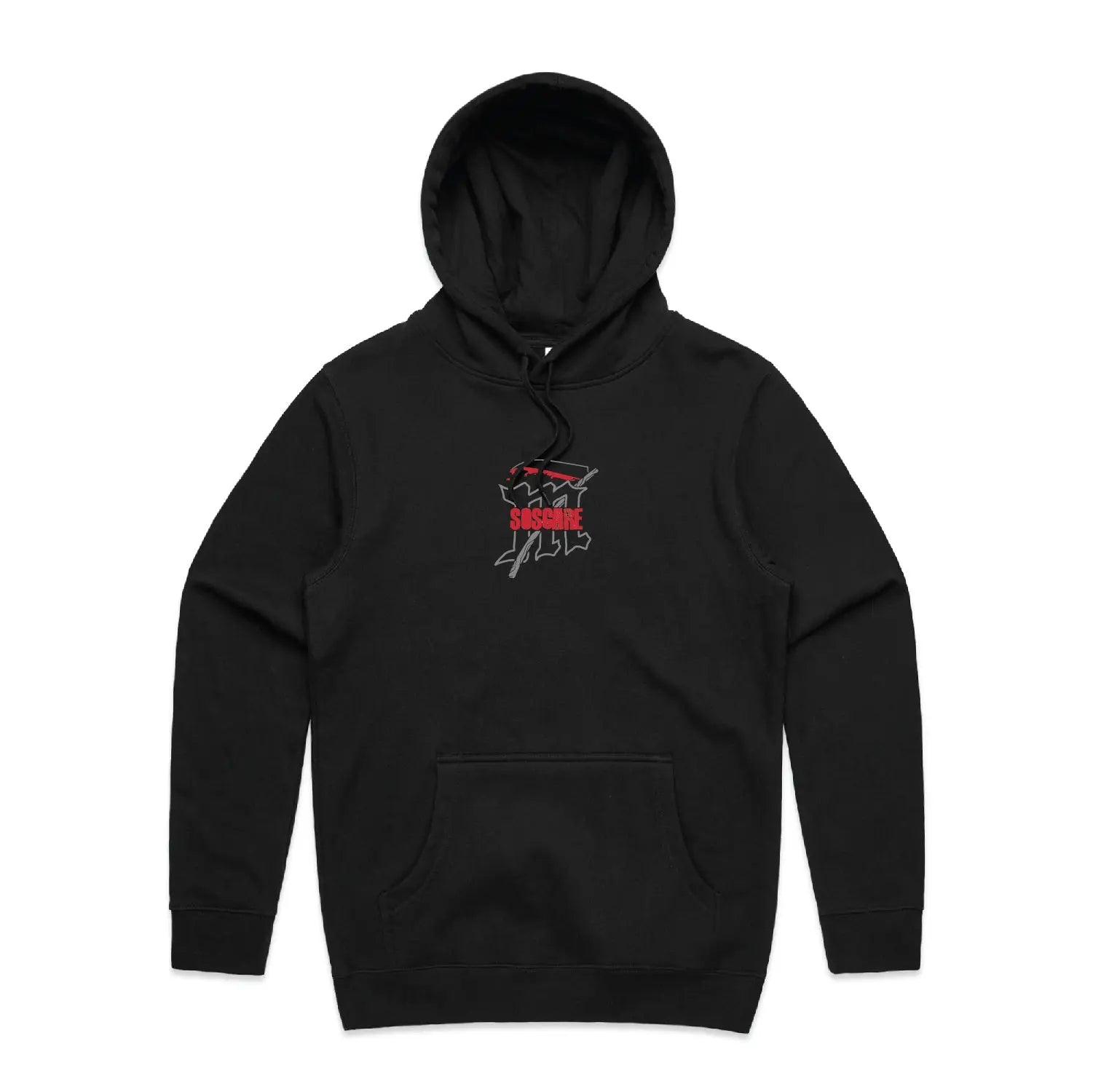 I LOVE IT WHEN THEY RUN HOODED SWEATSHIRT SO SCARE SOCIAL CLUB