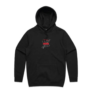 I LOVE IT WHEN THEY RUN HOODED SWEATSHIRT SO SCARE SOCIAL CLUB
