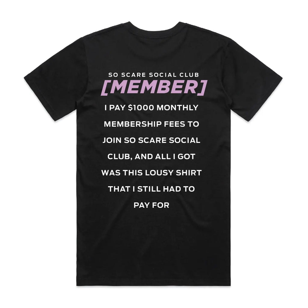 LOUSY SHIRT [MEMBERS ONLY] SO SCARE SOCIAL CLUB