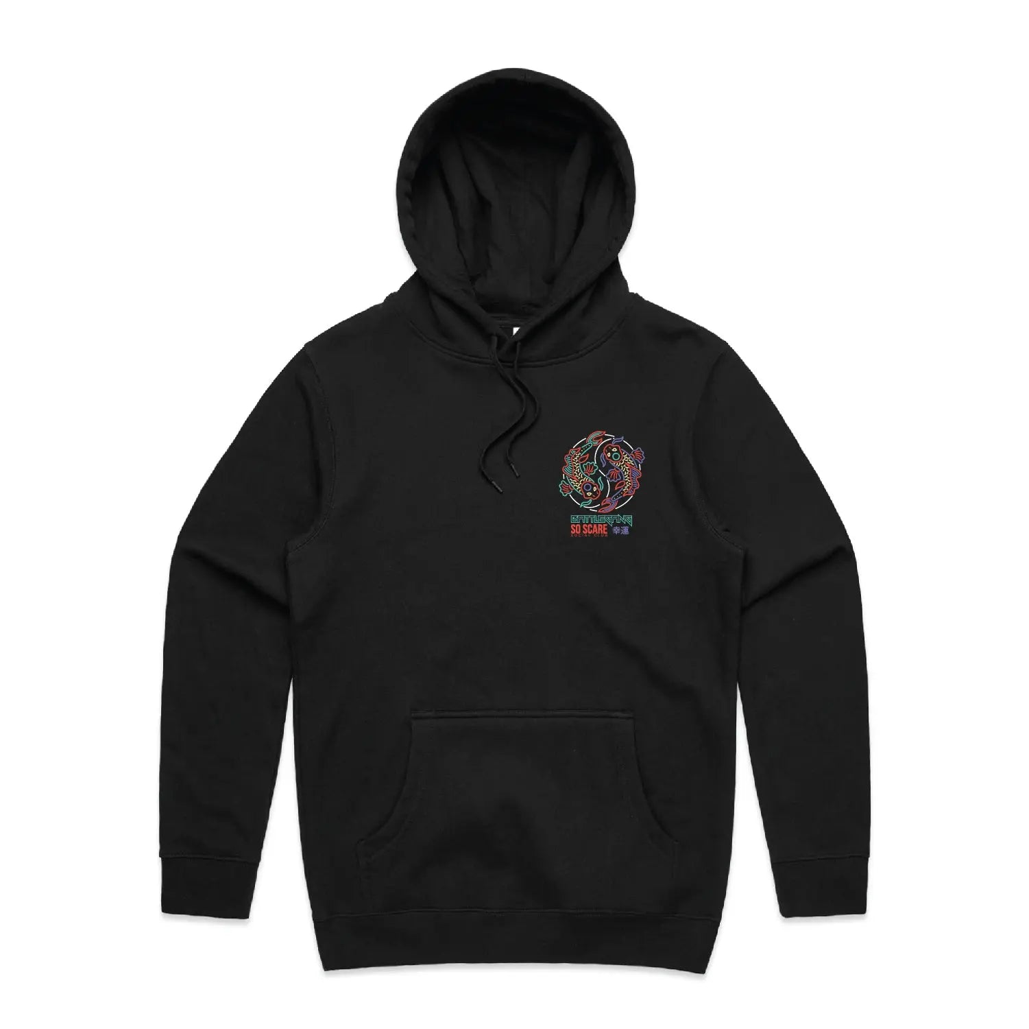 LUCKY KOI HOODED SWEATSHIRT SO SCARE SOCIAL CLUB