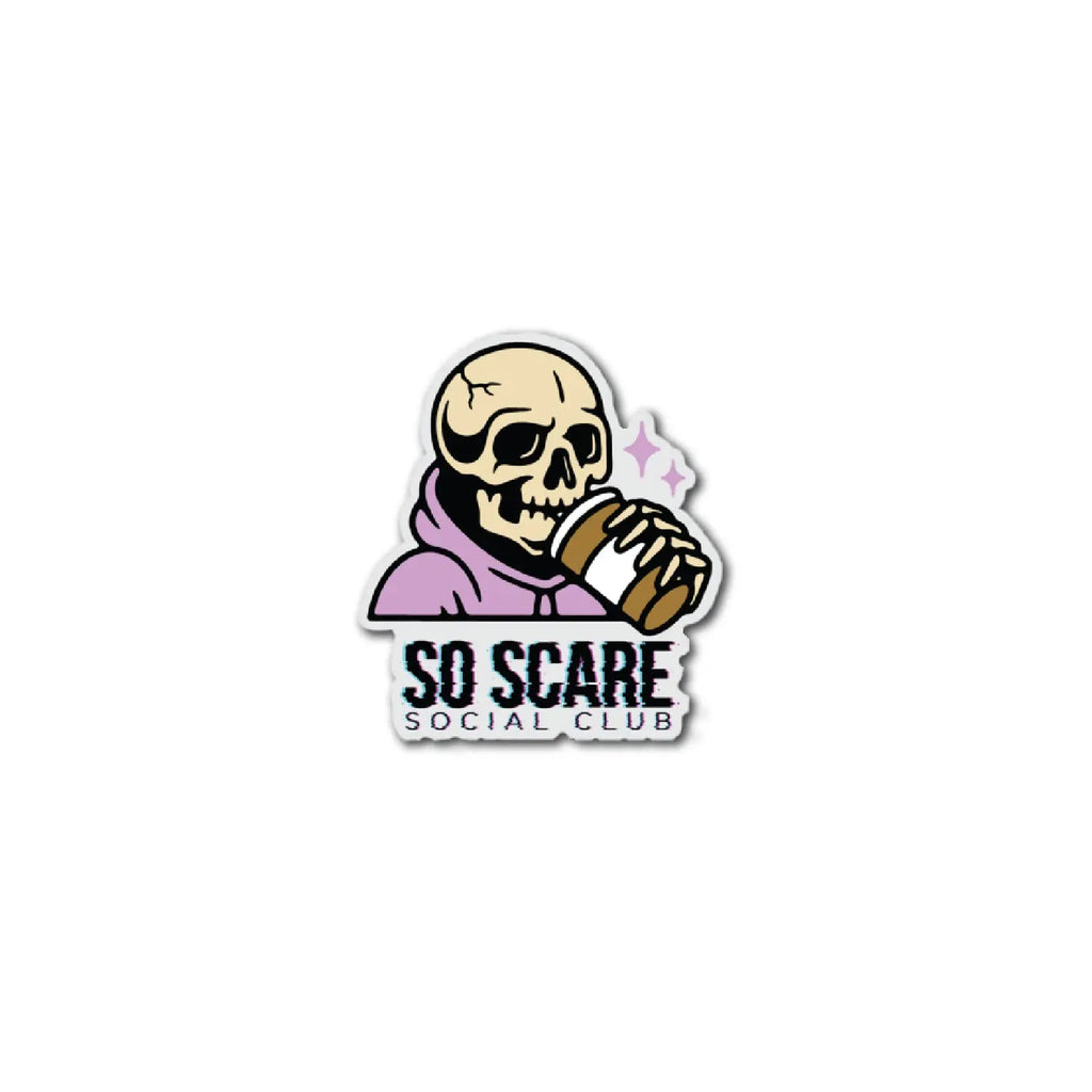 MASCOT ACRYLIC PIN SO SCARE SOCIAL CLUB