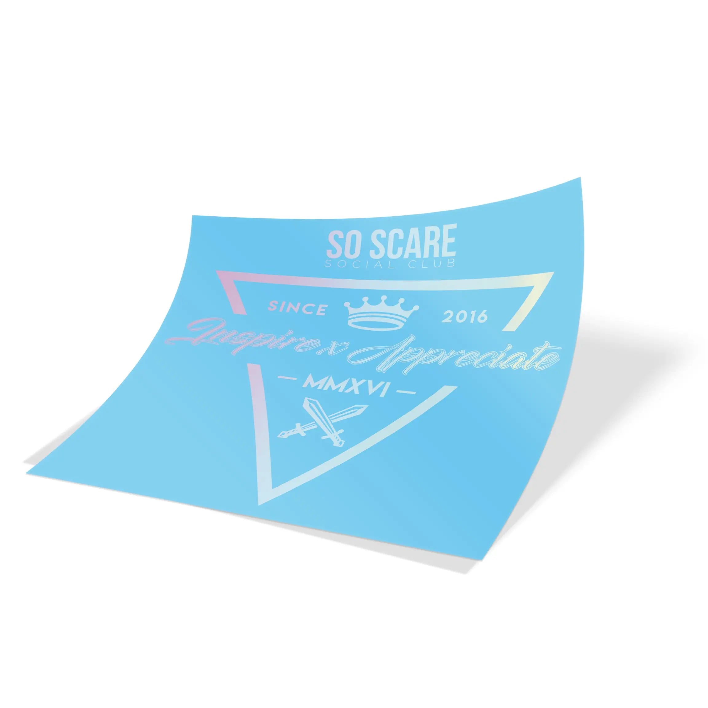 MMXVI REAR WINDSHIELD BANNER [MEMBERS ONLY] SO SCARE SOCIAL CLUB