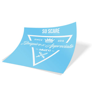 MMXVI REAR WINDSHIELD BANNER [MEMBERS ONLY] SO SCARE SOCIAL CLUB