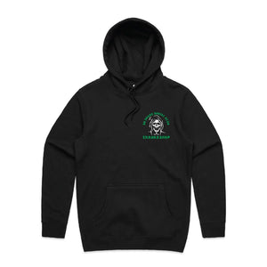 ON THE GROUND HOODED SWEATSHIRT SO SCARE SOCIAL CLUB