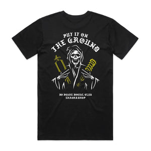 ON THE GROUND SHIRT SO SCARE SOCIAL CLUB