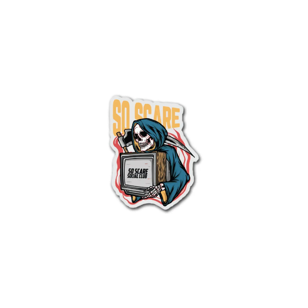 REAPER ACRYLIC PIN SO SCARE SOCIAL CLUB