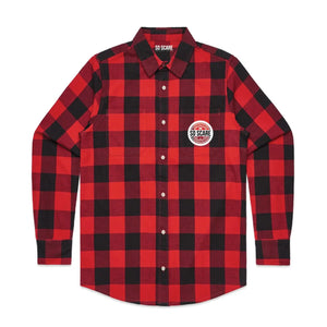 SIGNATURE CREST FLANNEL SO SCARE SOCIAL CLUB
