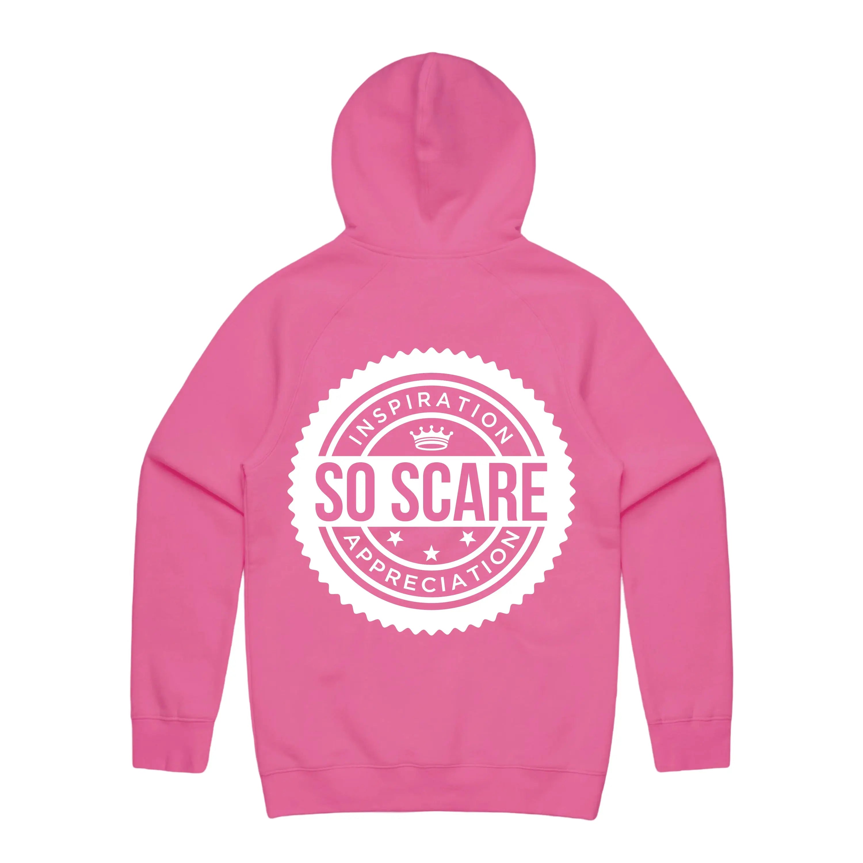SIGNATURE HOODED SWEATSHIRT - PINK SO SCARE SOCIAL CLUB