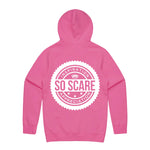 SIGNATURE HOODED SWEATSHIRT - PINK SO SCARE SOCIAL CLUB