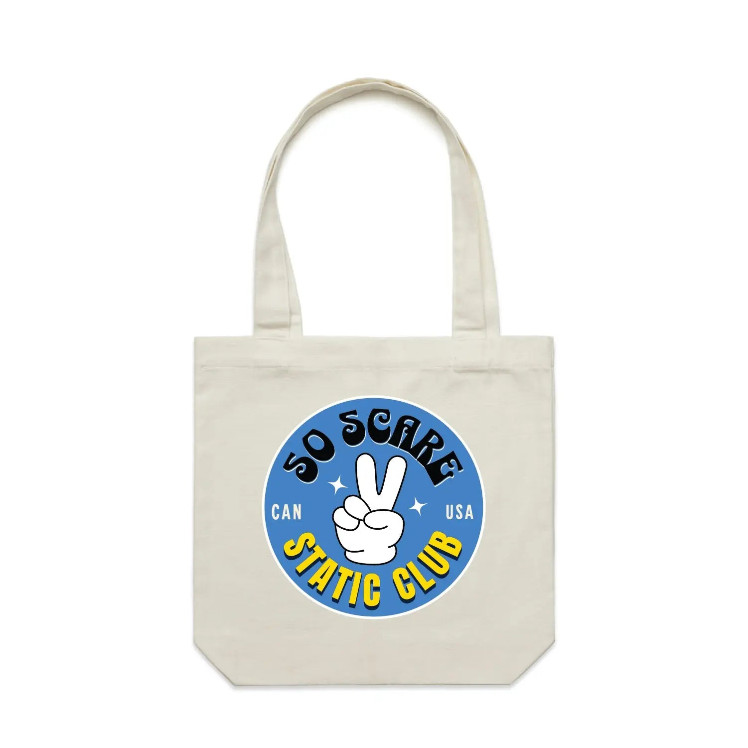 SKATE SHOP TOTE BAG SO SCARE SOCIAL CLUB