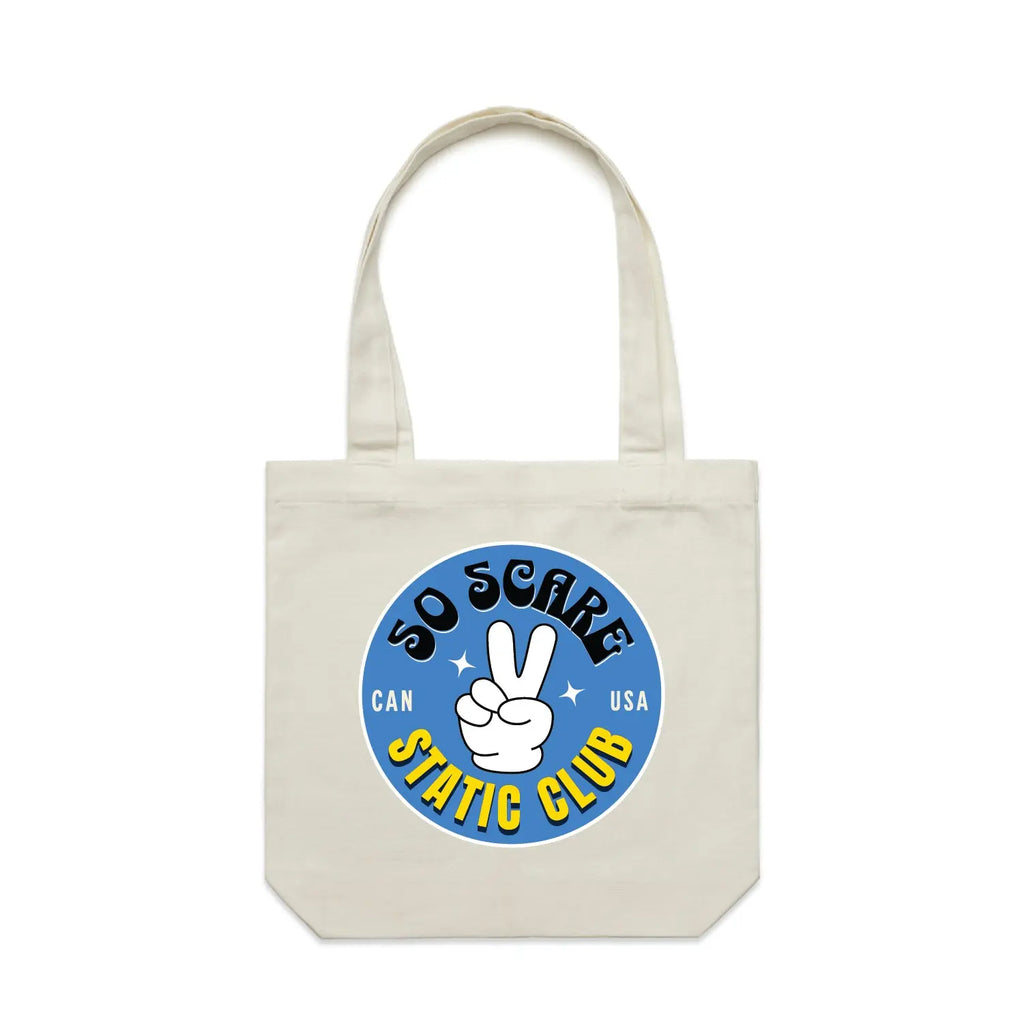 SKATE SHOP TOTE BAG SO SCARE SOCIAL CLUB