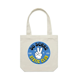 SKATE SHOP TOTE BAG SO SCARE SOCIAL CLUB