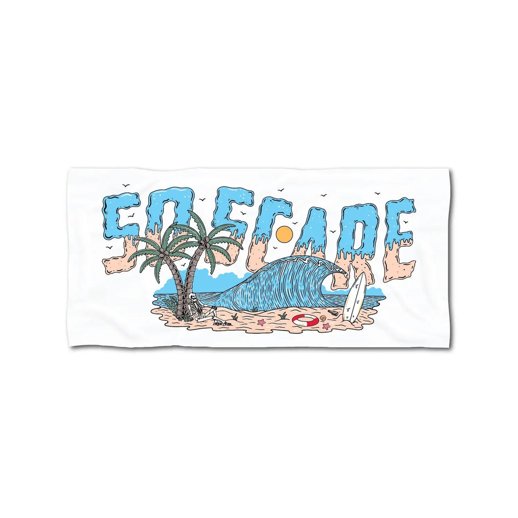 SO SCARE BEACH TOWEL - BEACH SO SCARE SOCIAL CLUB