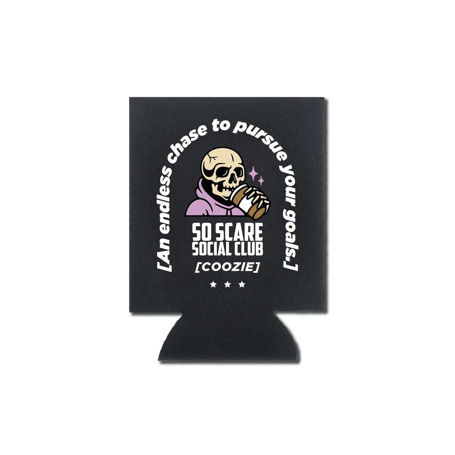 SO SCARE BEER COOZIE SO SCARE SOCIAL CLUB