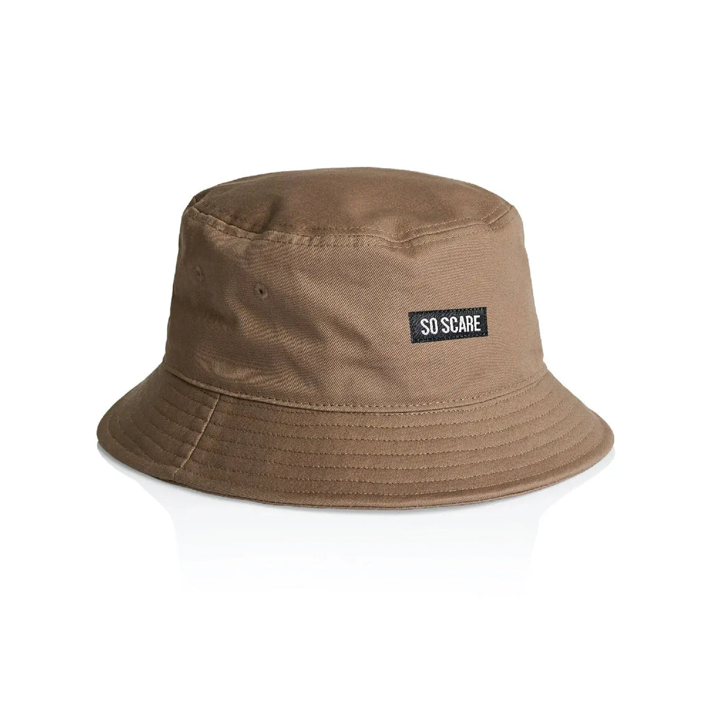 SO SCARE BUCKET HAT - CAMEL SO SCARE SOCIAL CLUB