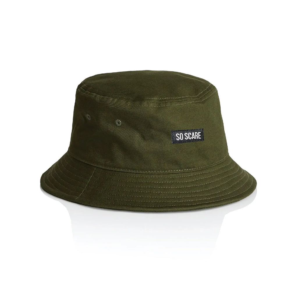 SO SCARE BUCKET HAT - OLIVE SO SCARE SOCIAL CLUB